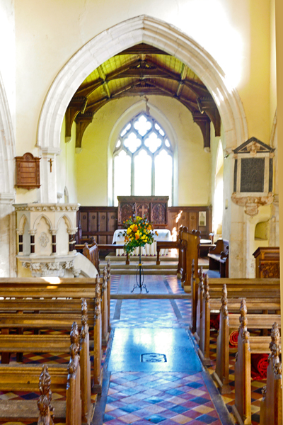 Inside St Andrew’s Church